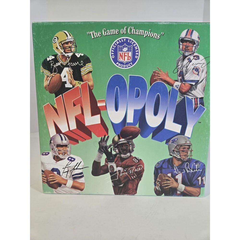 1997 NFL-OPOLY Board Game USA Games TDC Vintage Football NFL Ravens Oilers